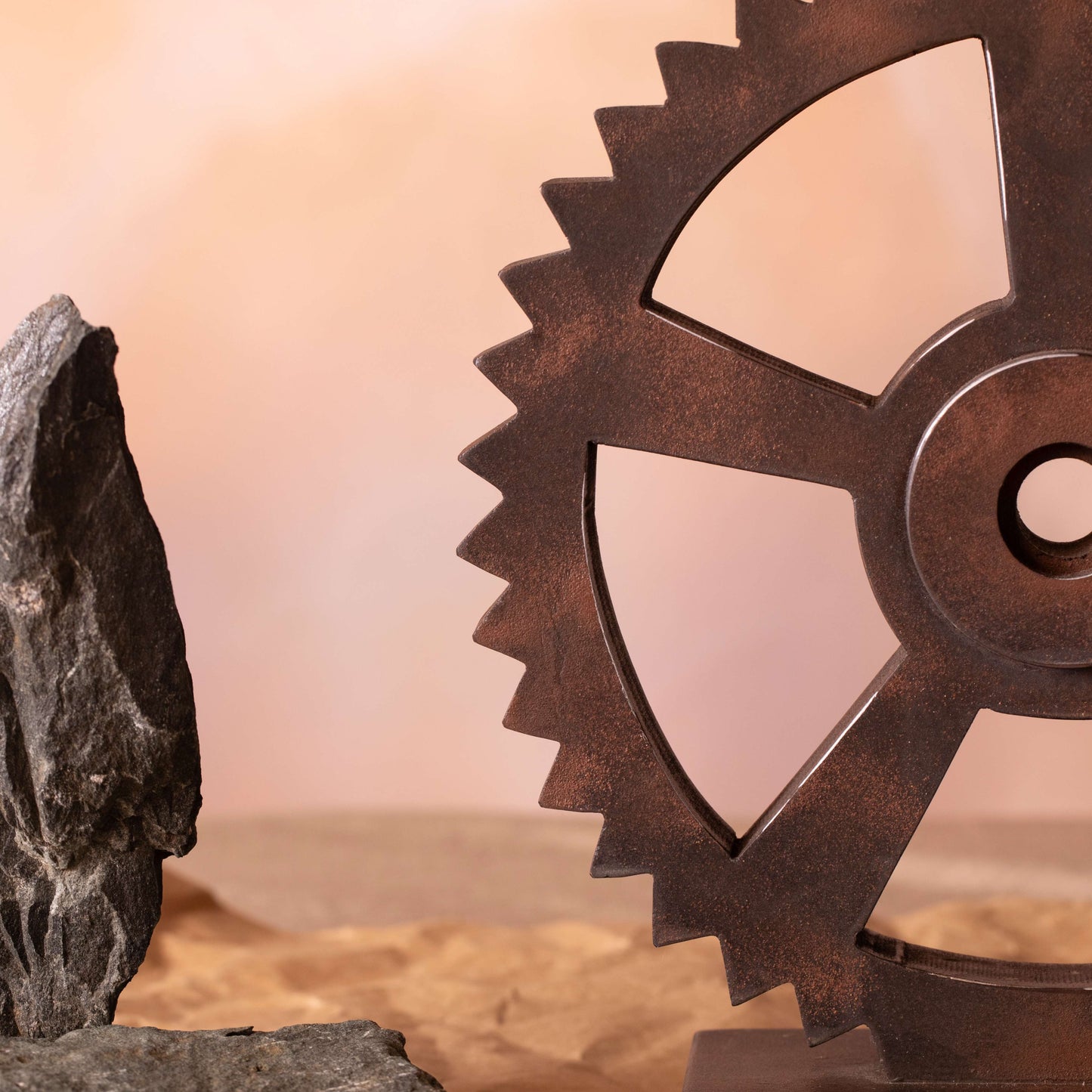 Spur Gear Industrial Decor