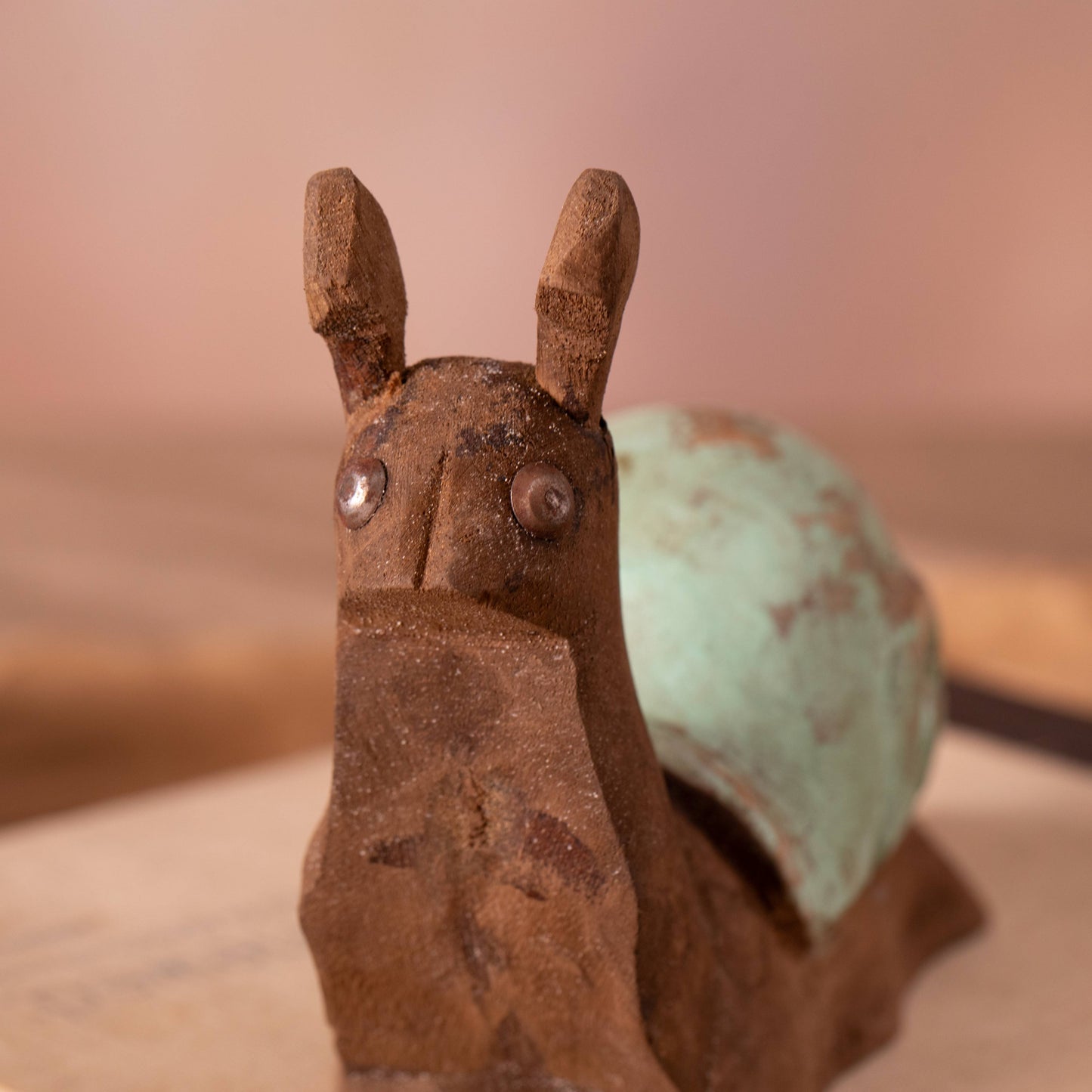 Speedy Snail Wooden Decor