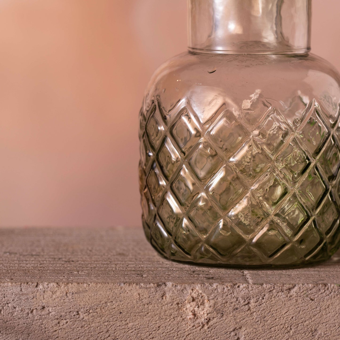 Cerulean Decanter & Glass