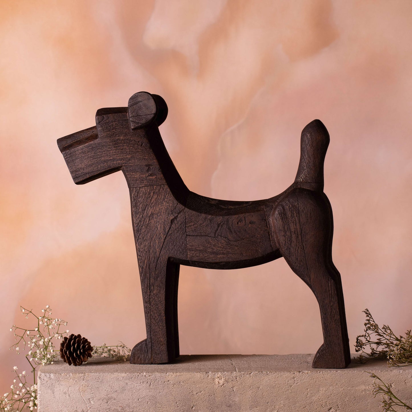 Poppy Wooden Dog Decor