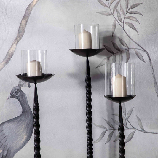 Gardenia Candle Stand Set