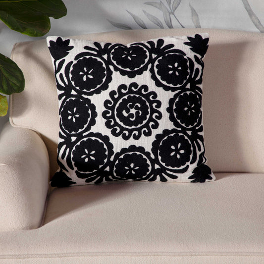 Noirbloom Cushion Cover