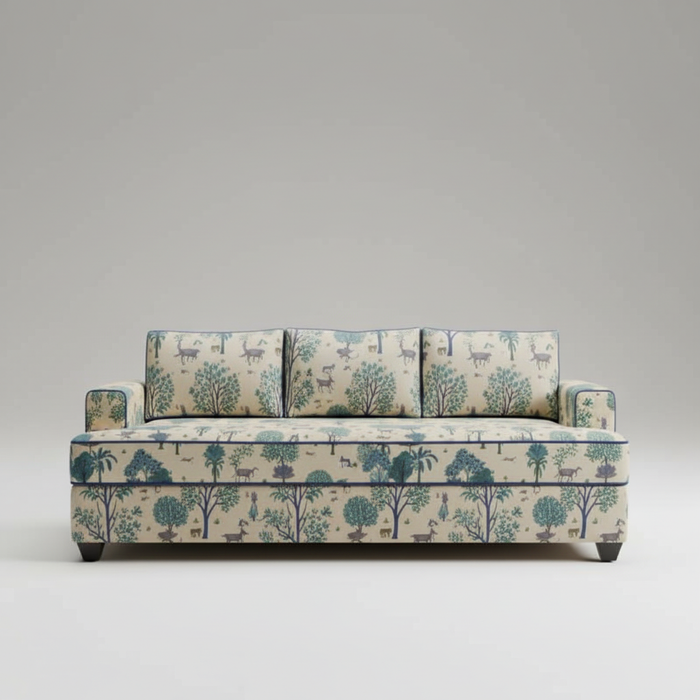 The Baug Sofa — Clean-Lined Lounge, made to order by Peacock Life