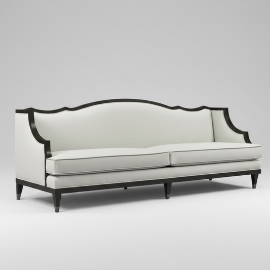 Ivory Silhouette Sofa