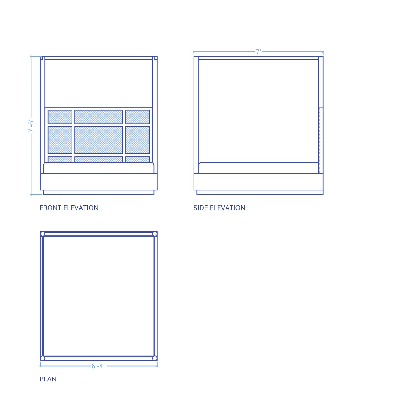 Begum Four Poster Bed