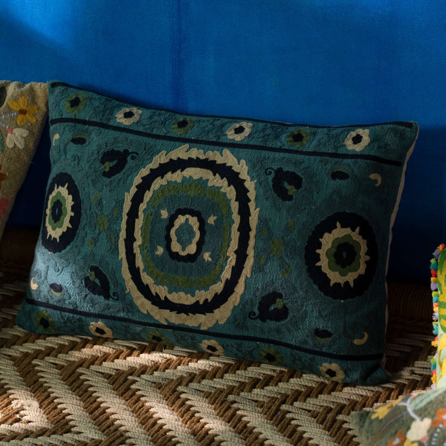 Bukhara Cushion Cover (Blue)