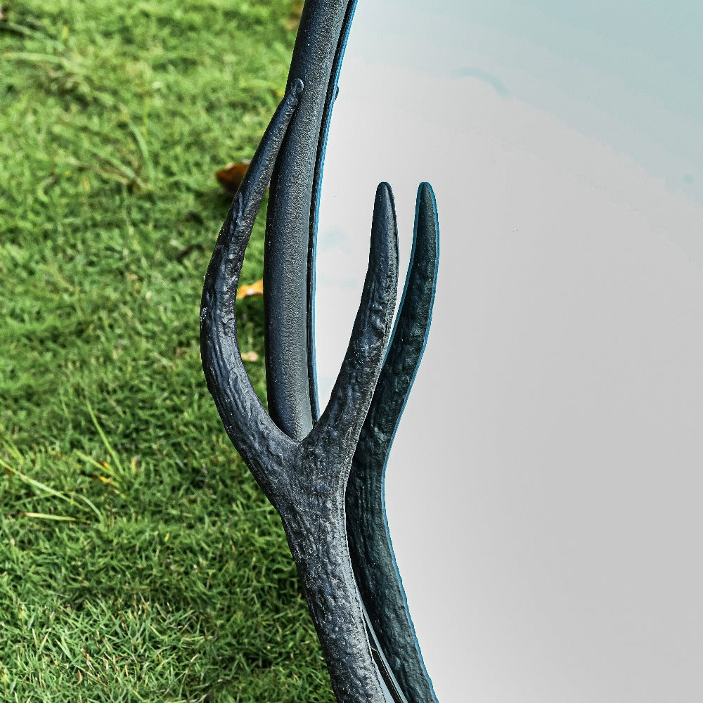 Antelope Wall Mirror - Peacock Life by Shabnam Gupta