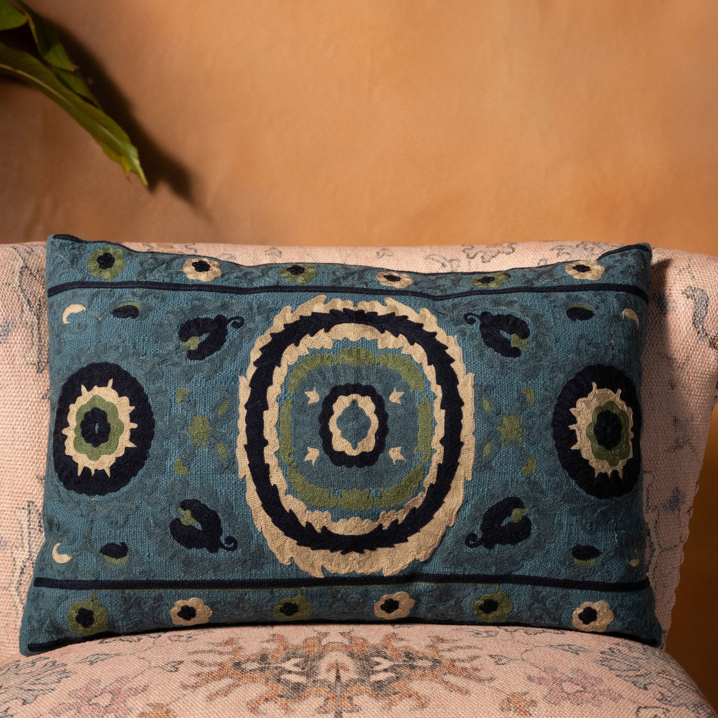 Bukhara Cushion Cover (Blue)