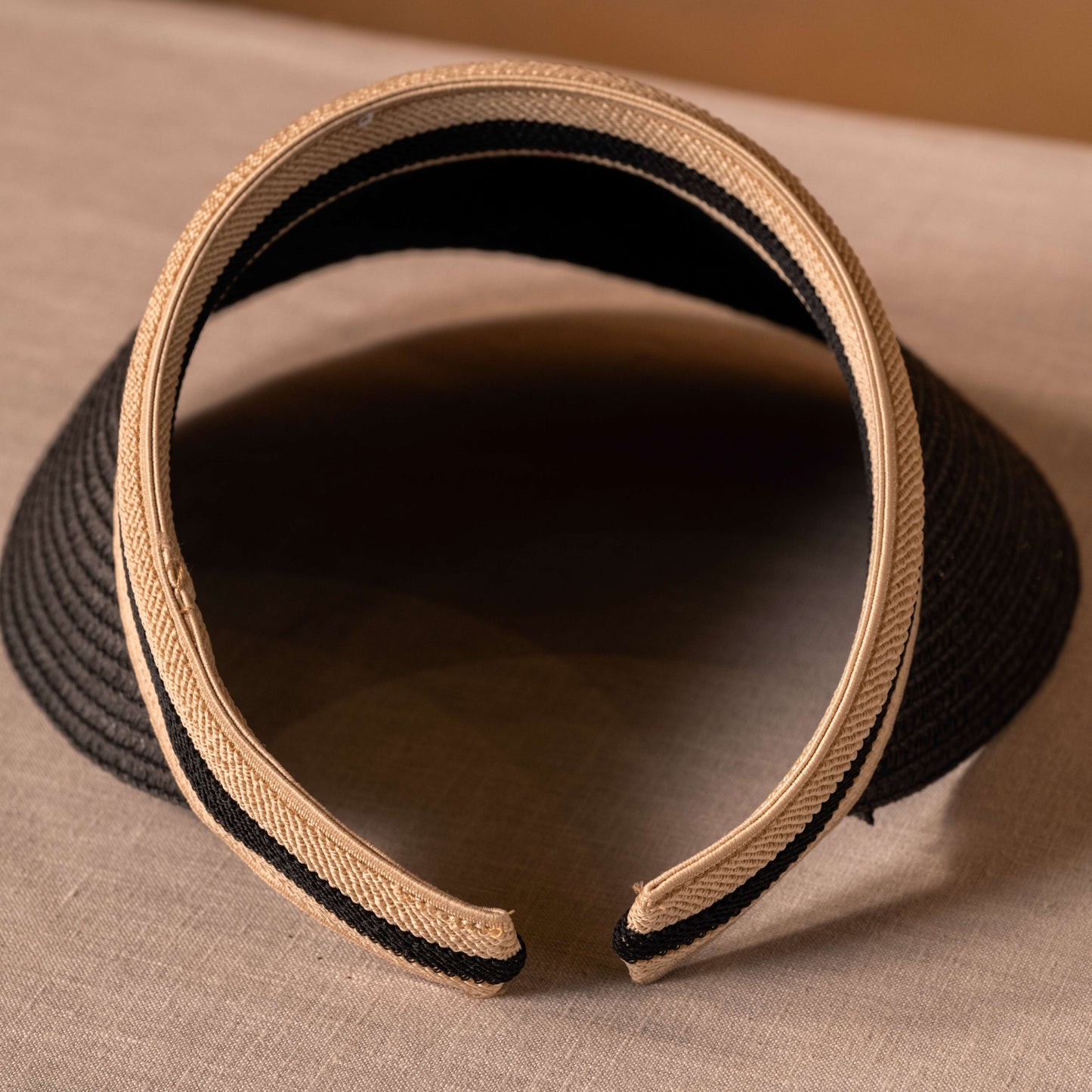 Rattan Visor (Black)