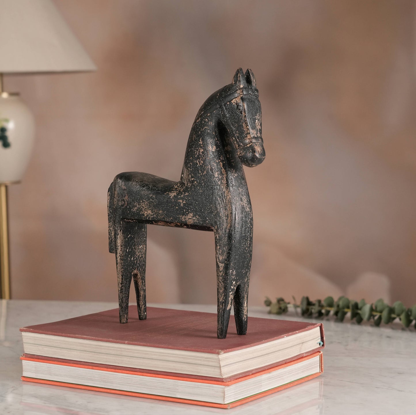 Mustang Wooden Horse Décor