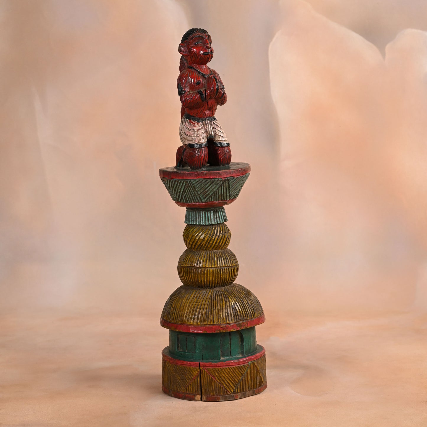 Miniature Hanuman on Pedestal (One of One)