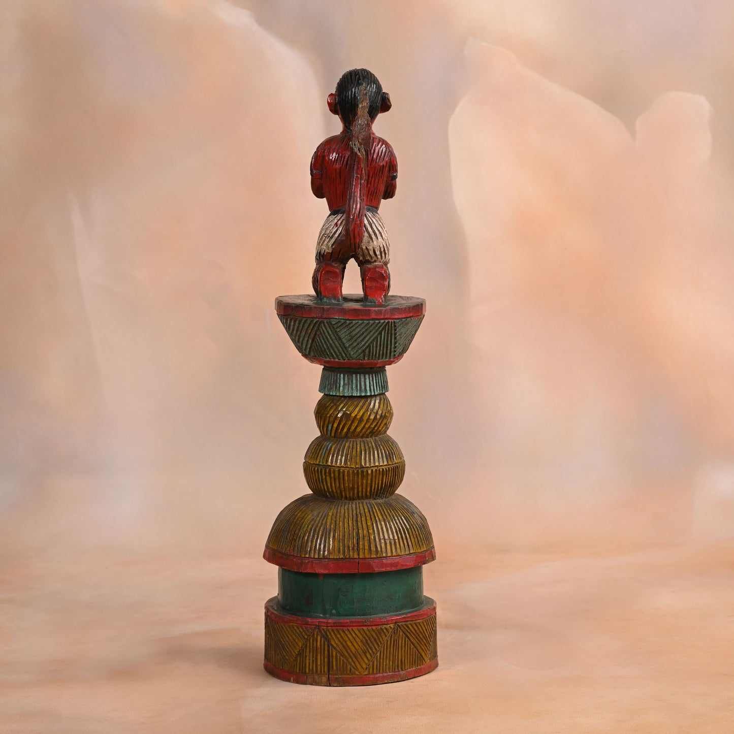 Miniature Hanuman on Pedestal (One of One)