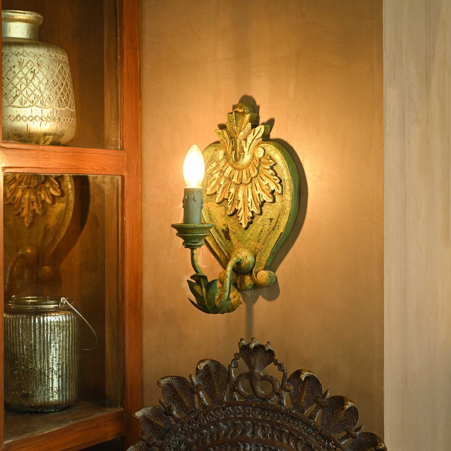 Vintage Patina Wall Sconce