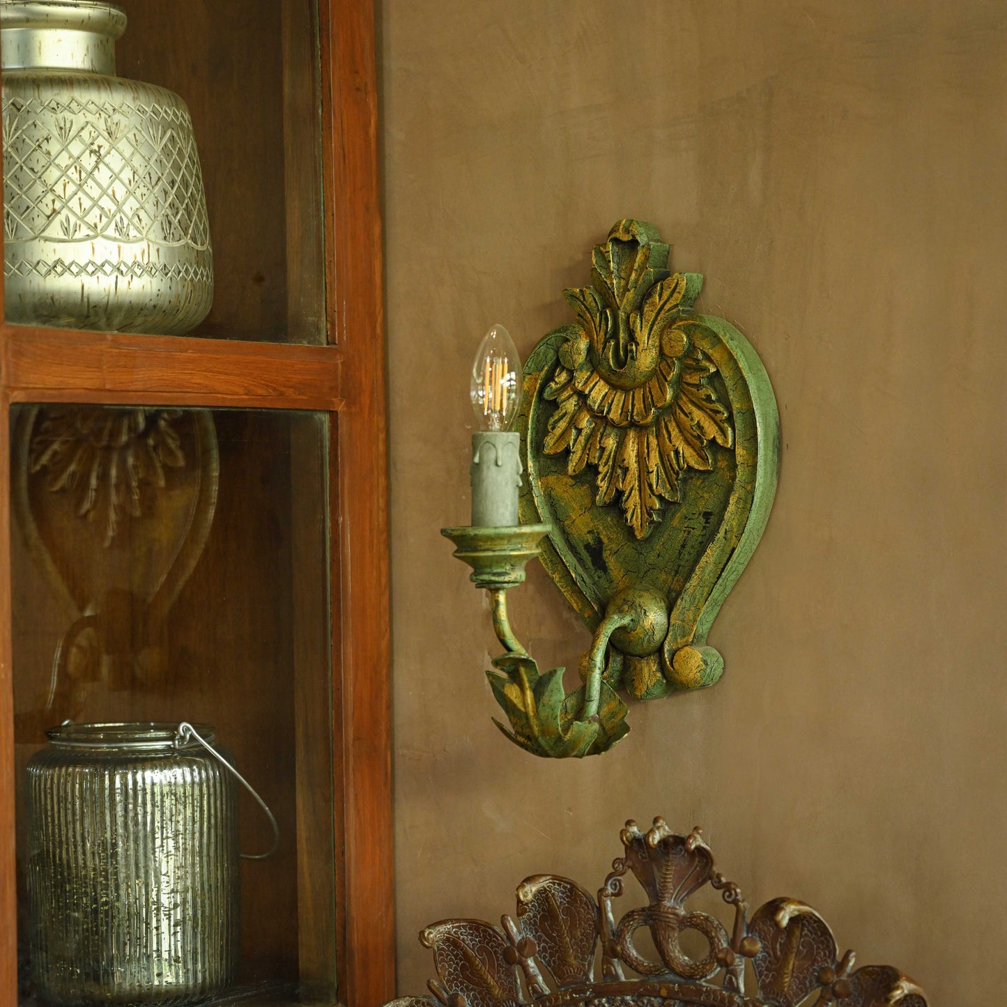 Vintage Patina Wall Sconce