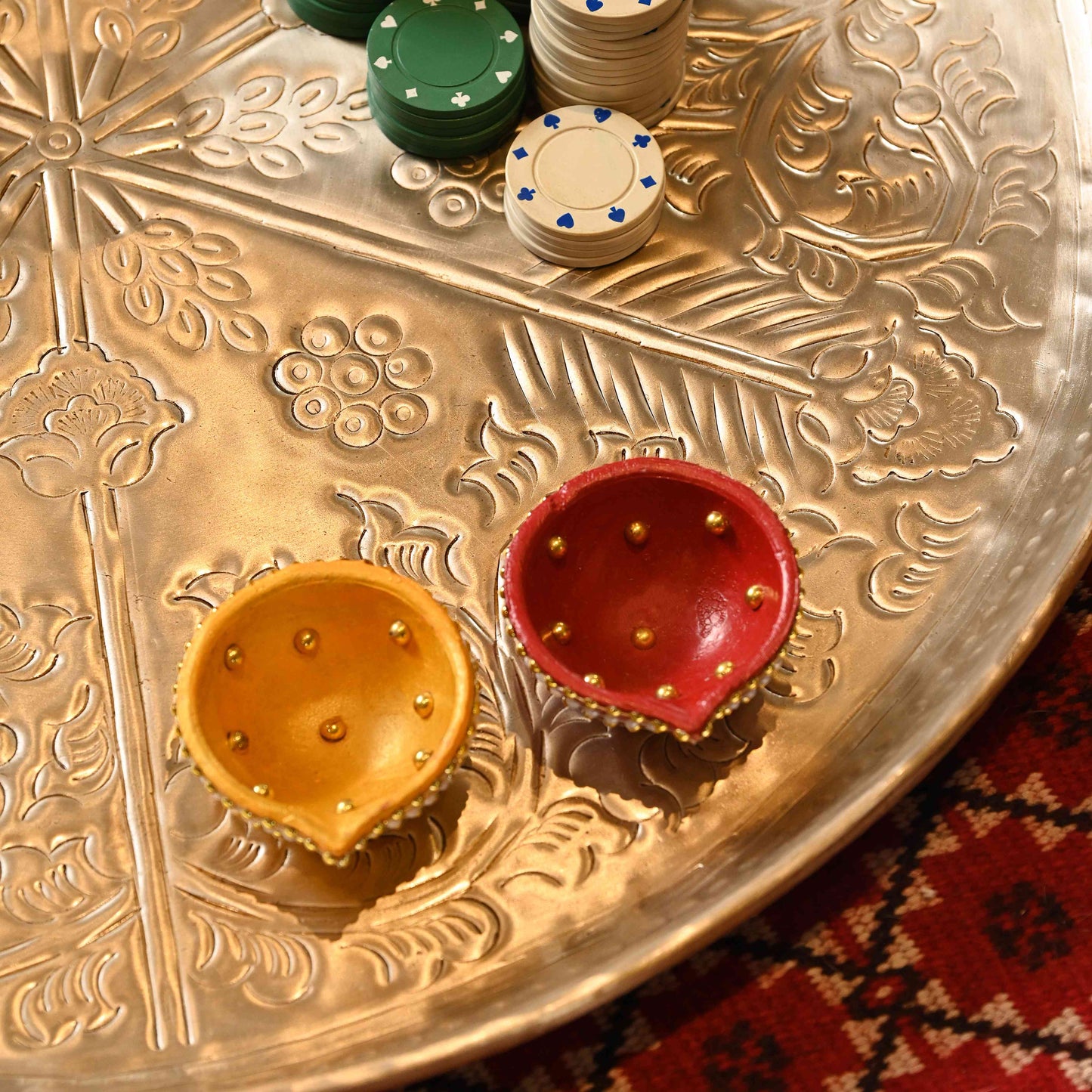 Moonleaf Round Platter