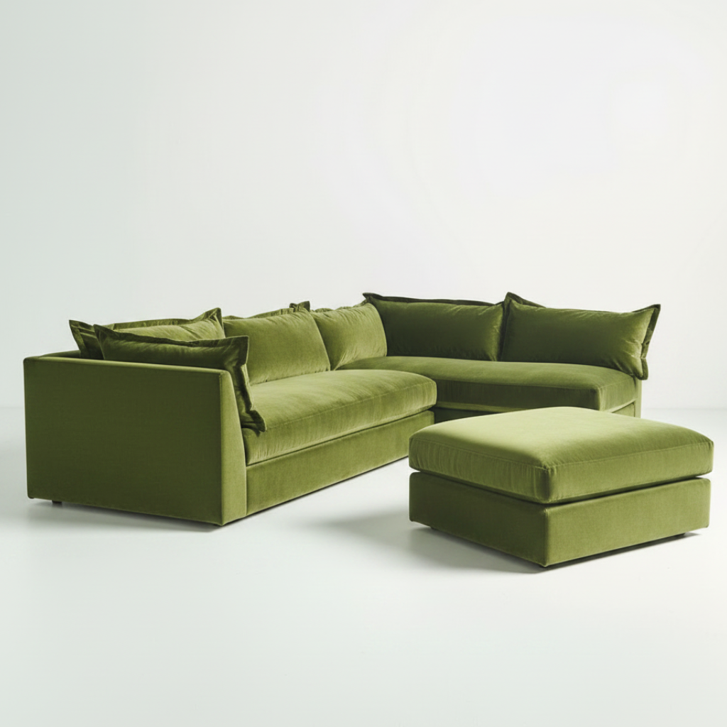 Velvet Sectional Sofa