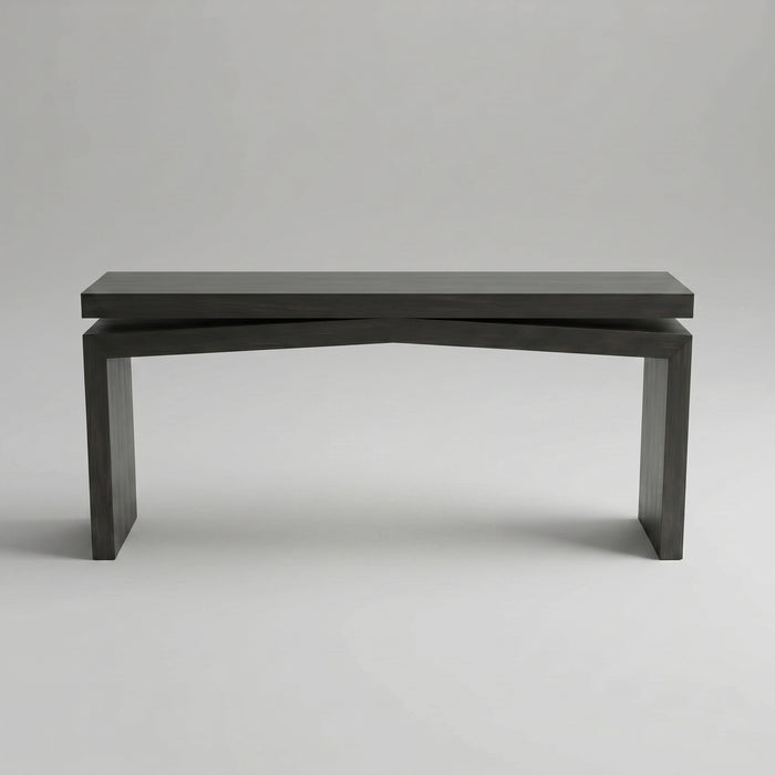 Minimal Slab Console Table