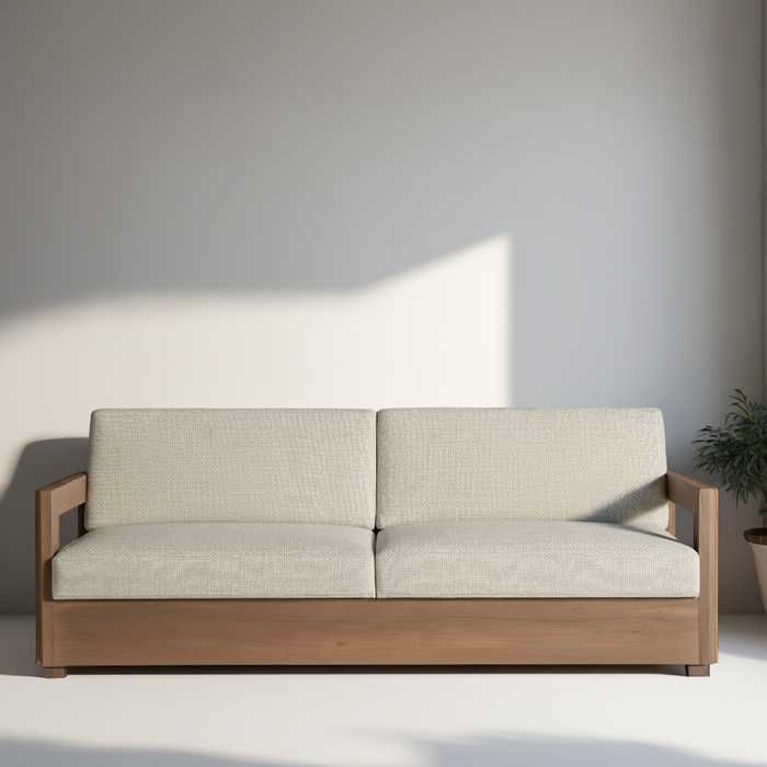 Aralias 2-Seater — Burma Teak Sofa, made to order by Peacock Life
