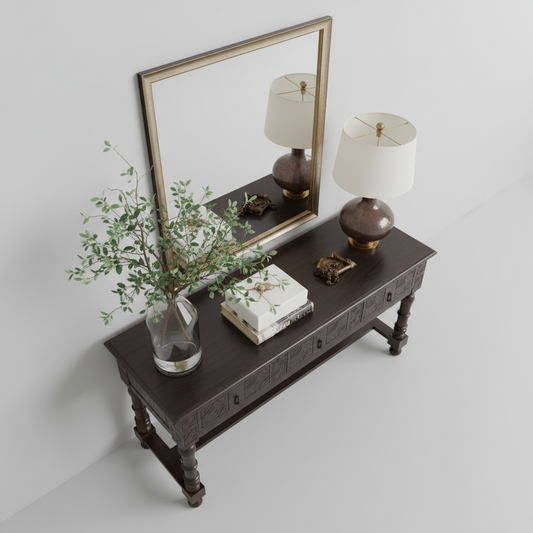 Heritage Panelled Console Table