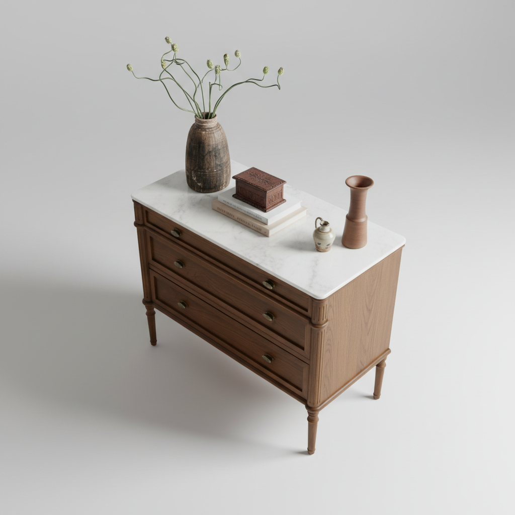 Marble Crest Drawer Chest