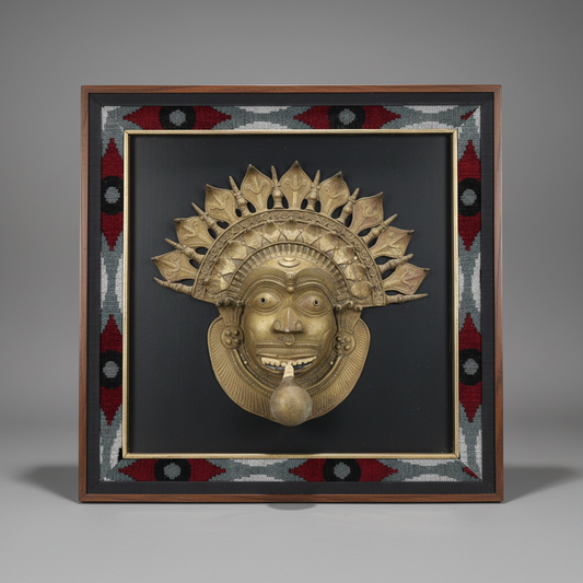 Kirtimukha Brass Mask (One of One)