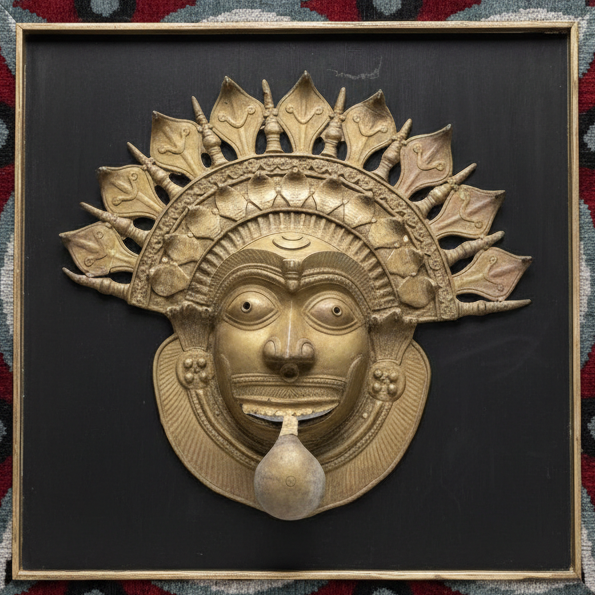 Kirtimukha Brass Mask (One of One)