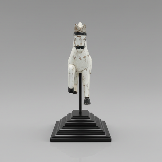 The White Horse — Antique Folk Sculpture