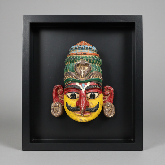 Shiva — Painted Folk Mask