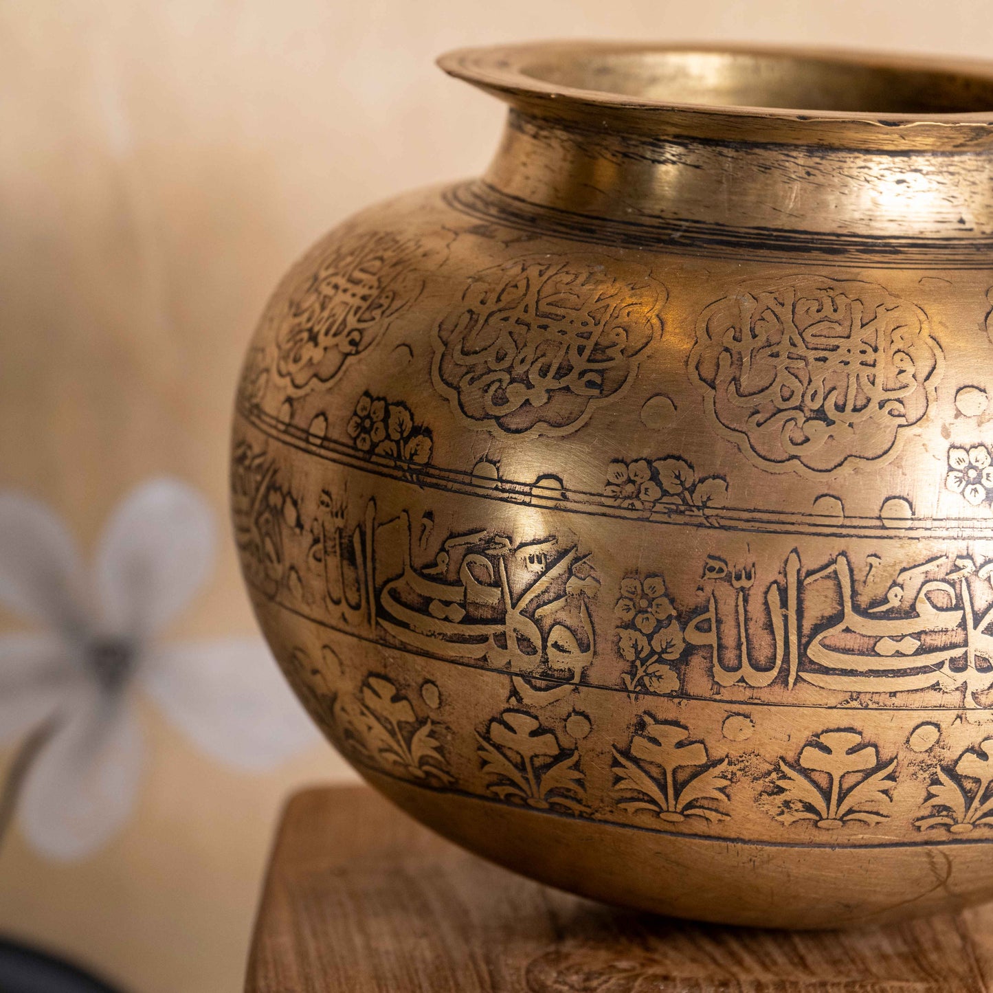 Bronze Calligraphy Pot