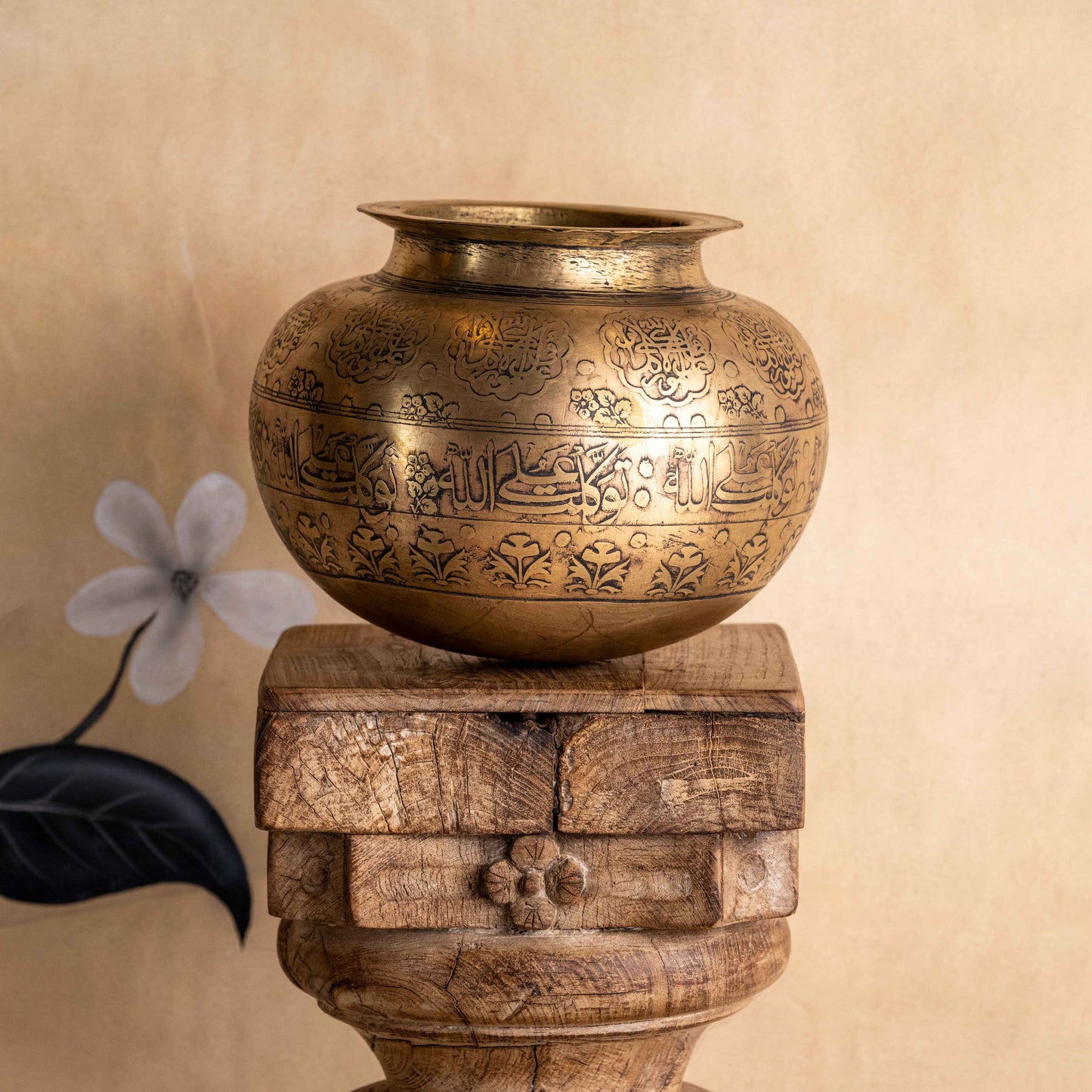 Bronze Calligraphy Pot