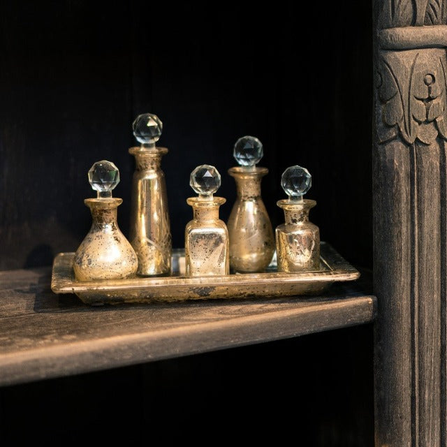 Riviera Bottle Set with Tray - Peacock Life by Shabnam Gupta