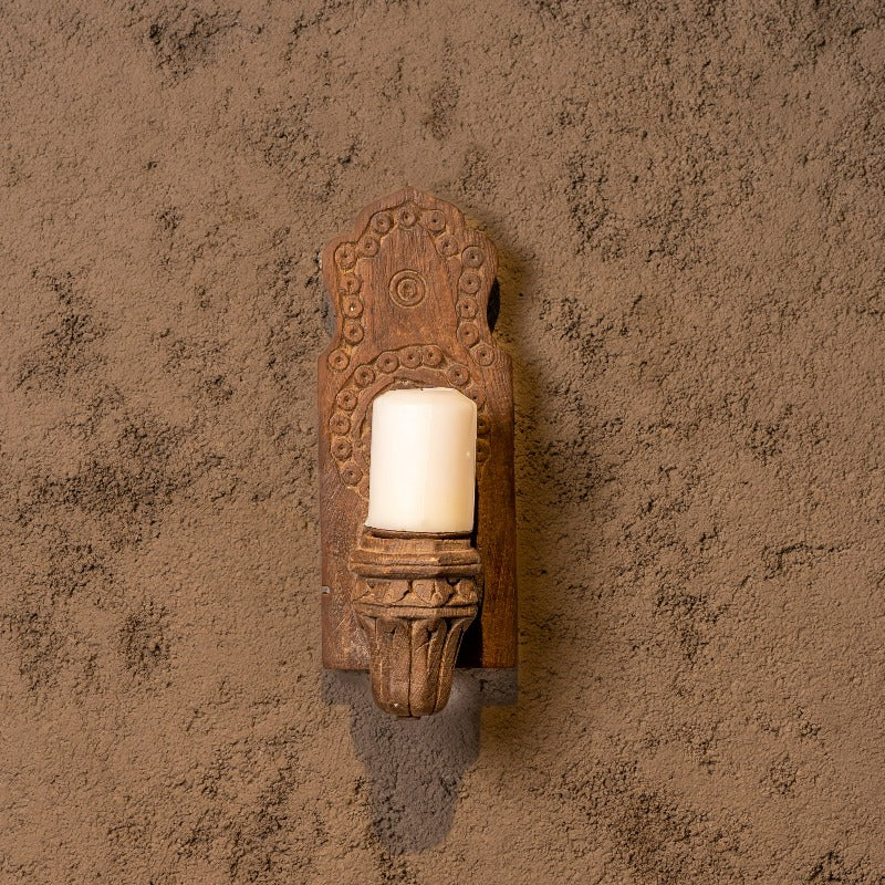 Lotus Wall Candle Holder - Peacock Life by Shabnam Gupta