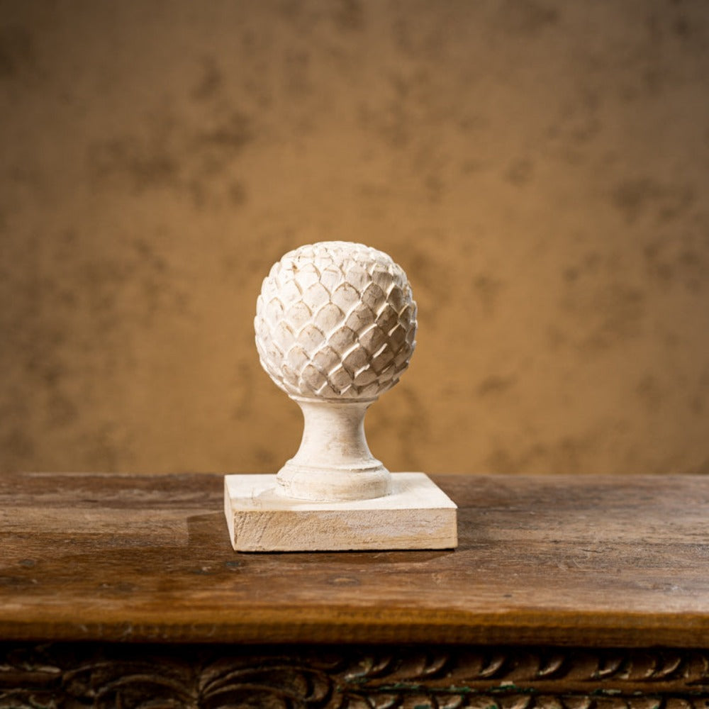 Wooden Artichoke Decor Peacock Life by Shabnam Gupta