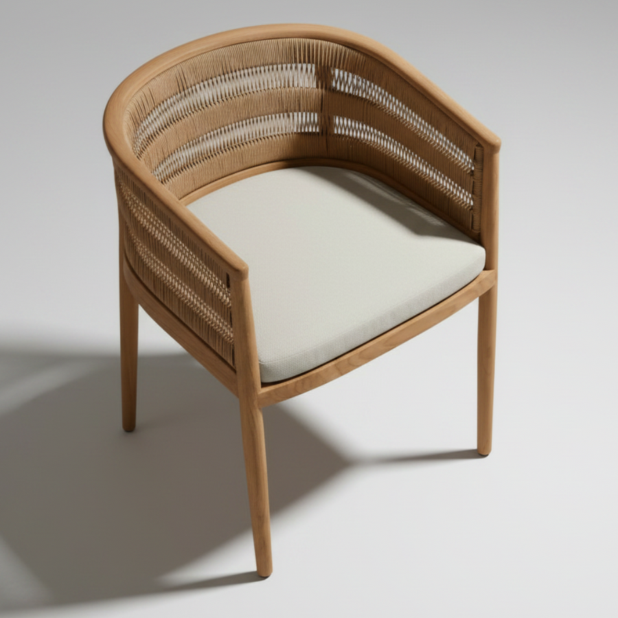 Soleil Weave Chair – side profile