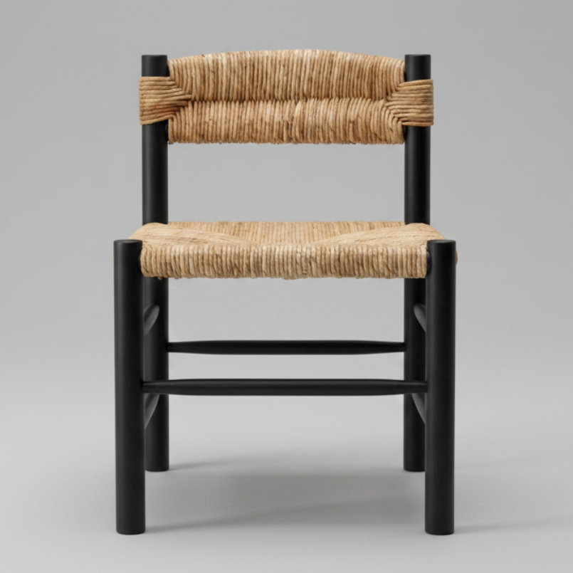 Noir Rush Dining Chair – detail view