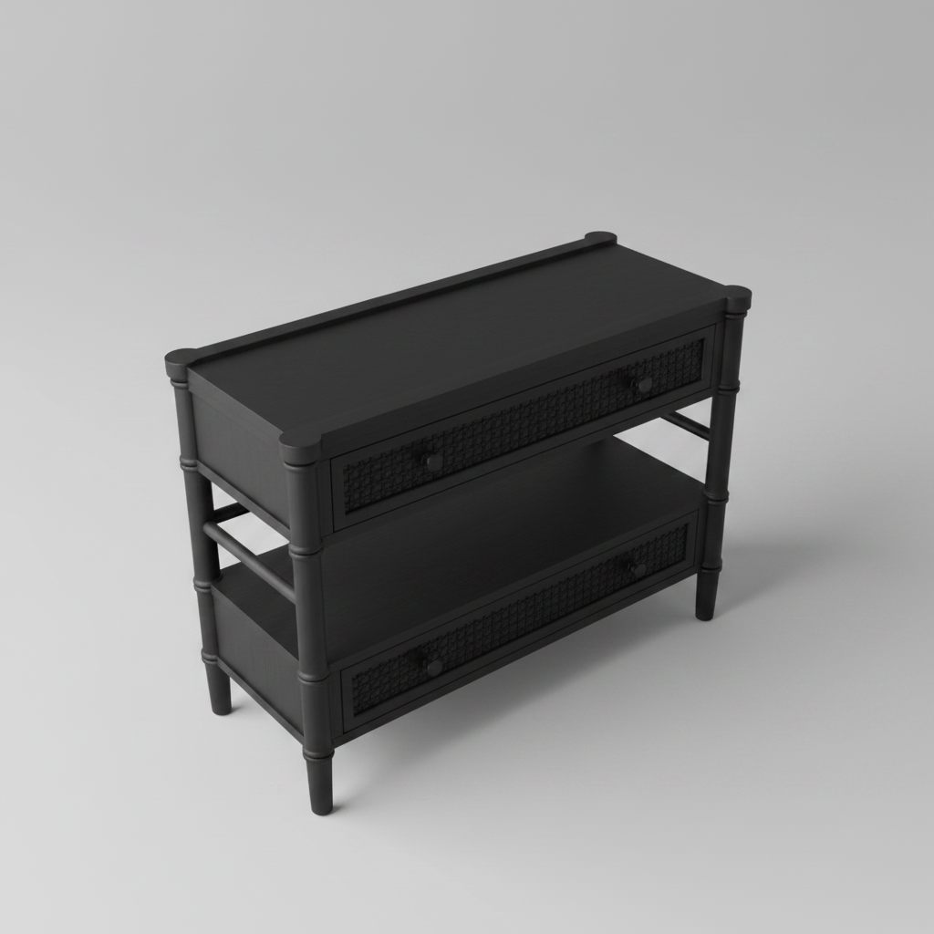 Textured side table