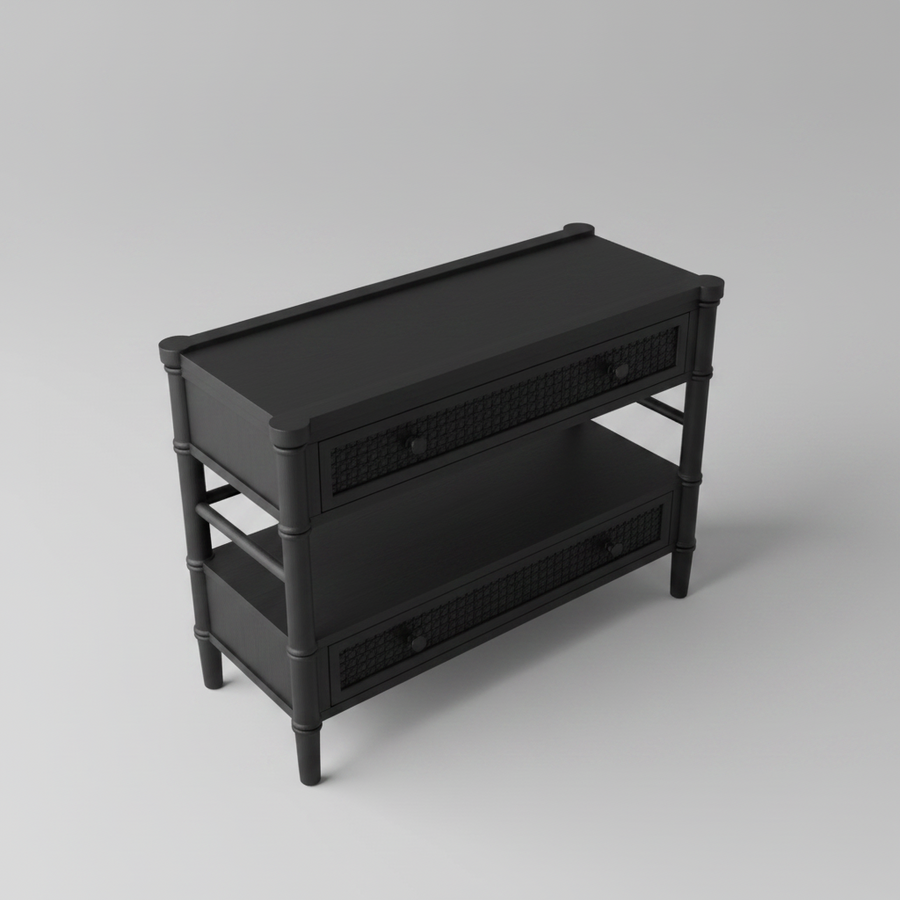 Textured side table