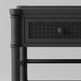 Textured side table
