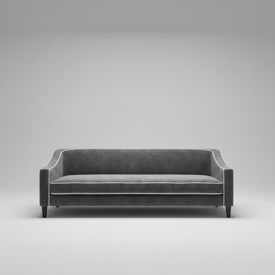 The Majestic Sofa — Architectural Lines, made to order by Peacock Life