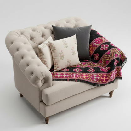 Elen Tufted armchair