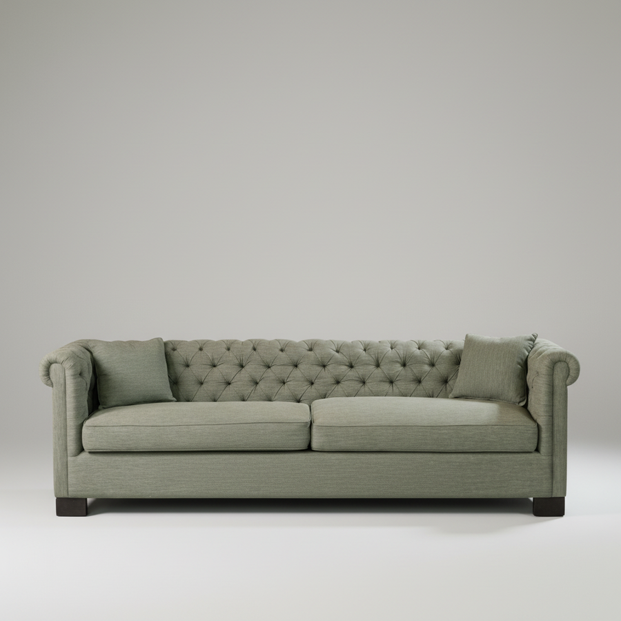 Chesterfield Sofa — Deep Button Tufted, made to order by Peacock Life — view 2