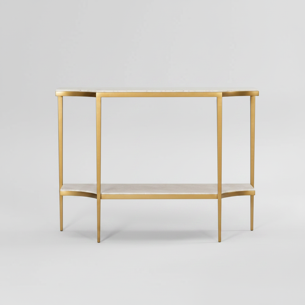 Curved Console Table