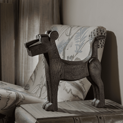 Poppy Wooden Dog Decor