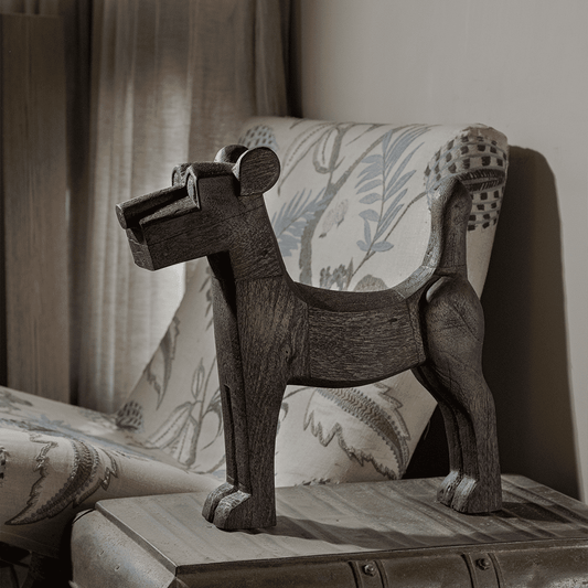 Poppy Wooden Dog Decor