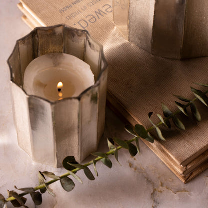 Rosé  Glass Candle Holder