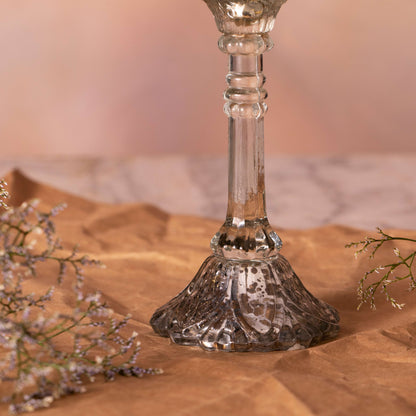 Thea Mercury Glass Candle Holder
