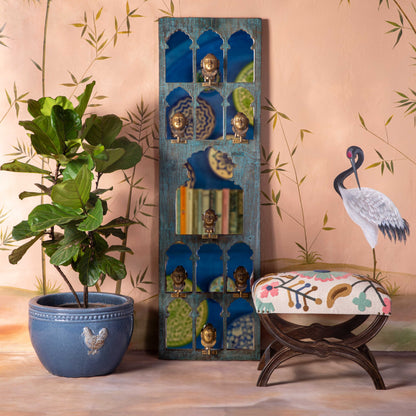 Rooster Planter Blue