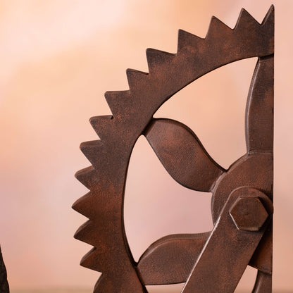 Gear Industrial Bookends