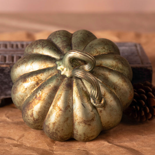 Pumpkin Glass Décor