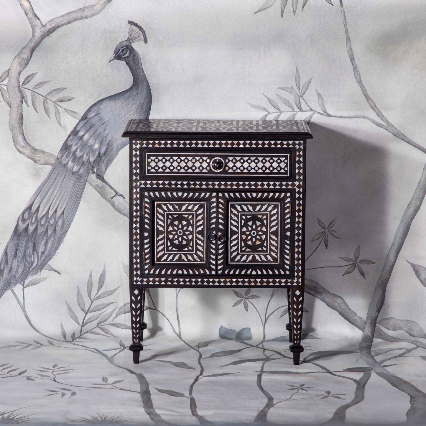 Bone Inlay Nightstand